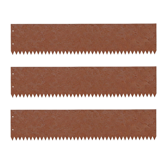 Rasenkante Stahl – Edelrost-Optik, Flexible Gartenbegrenzung