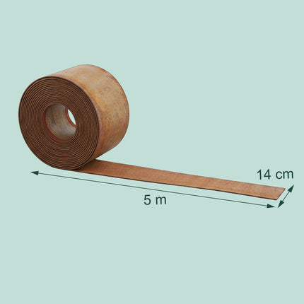 Rasenkante aus Stahl – Rost-Optik, Flexibel, Unkrautbarriere