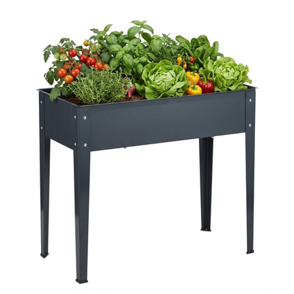 Erhöhtes Gartenbeet aus Stahl – Rostbeständig, für den Außenbereich