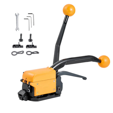 Steel Strapping Tool, Buckle-Free, 13–19 mm Adjustable
