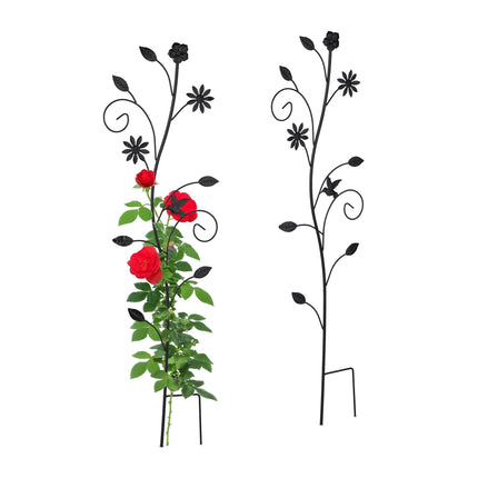 Stahlspalier für Kletterpflanzen, Blumendesign