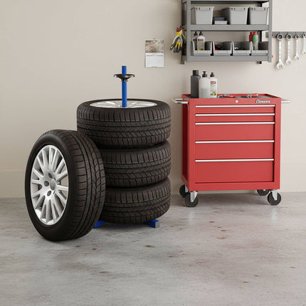 Steel Tyre Rack – Holds 4 Tyres, Up to 285mm Wide
