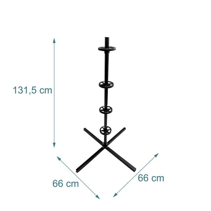 Stahl-Reifenregal für 4 Reifen, 285mm, 120kg Tragkraft