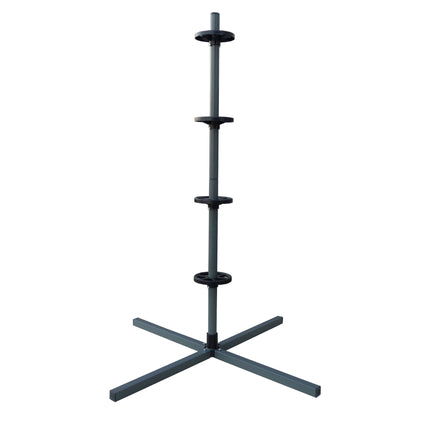 Regál na pneumatiky ocelový pro 4 pneumatiky, šířka 285mm, nosnost 120kg