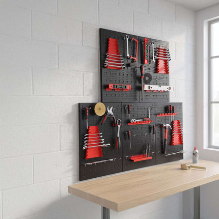 Stahl-Wand-Werkzeuglochplatte mit Haken-Set