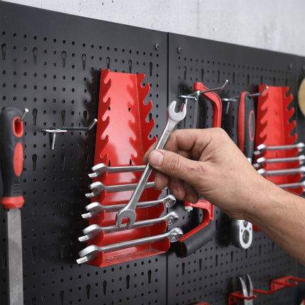 Stahl-Wand-Werkzeuglochplatte mit Haken-Set