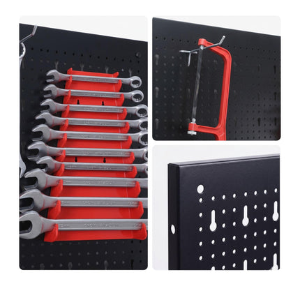 Stahl-Wand-Werkzeuglochplatte mit Haken-Set