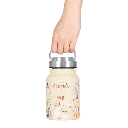 Stahlwasserflasche, 520ml, Waldgrün