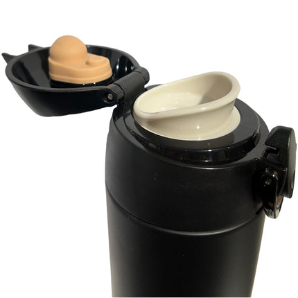 Mug thermos en acier 0,5 L noir mat
