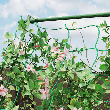 Rostfreies A-förmiges Gartenspalier aus Stahl, 101x133x227 cm