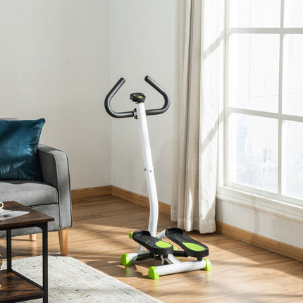 Stepper with LCD, Handle - Steel, Supports 100 kg