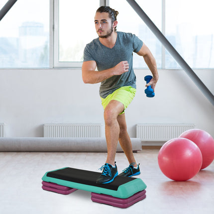 Verstellbarer Aerobic-Stepper, rutschfeste Oberfläche, 3 Höhen