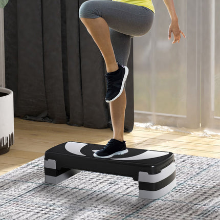 Verstellbarer Aerobic Stepper, 3 Höhen, 150 kg Tragkraft