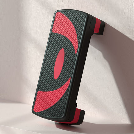 Verstellbarer Aerobic Stepper – 3 Höhen für Fitness, Rot