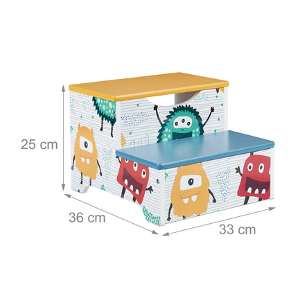 Step stool for children Monster