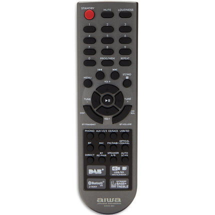 Stereo-Receiver mit Bluetooth, 2x100W RMS @4Ohm