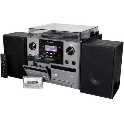 Stereo-Musikcenter MCD5600 mit DAB+/UKW-Radio, CD/MP3, Plattenspieler, Doppelkassette, USB, Bluetooth