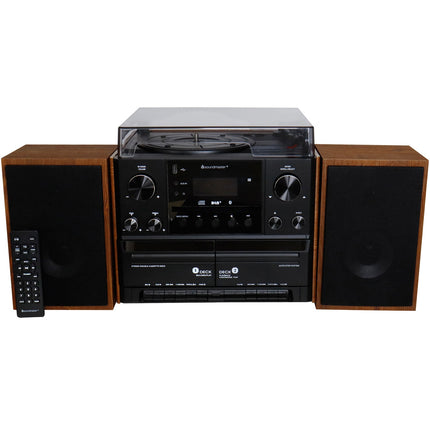 Stereo-Musikcenter MCD5600 mit DAB+/UKW-Radio, CD/MP3, Plattenspieler, Doppelkassette, USB, Bluetooth