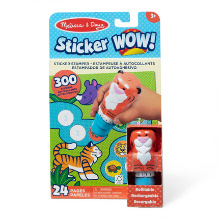 Sada nálepkovacích bloků, tygr, 5 scén, 200 nálepek