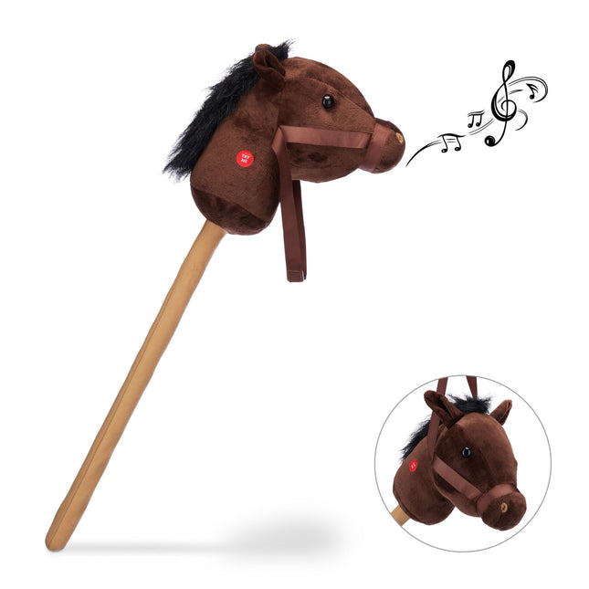Steckenpferd mit Geräuschen für Kinder
