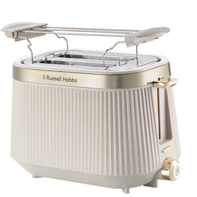 Steinfarbener Toaster, 1,25 l Fassungsvermögen