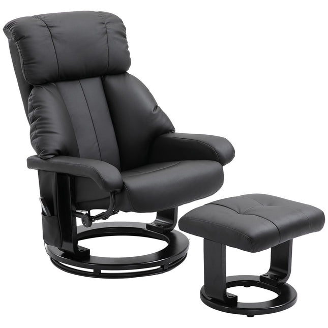 Schwarzer Massagestuhl - 76x80x102 cm Höhenverstellbar