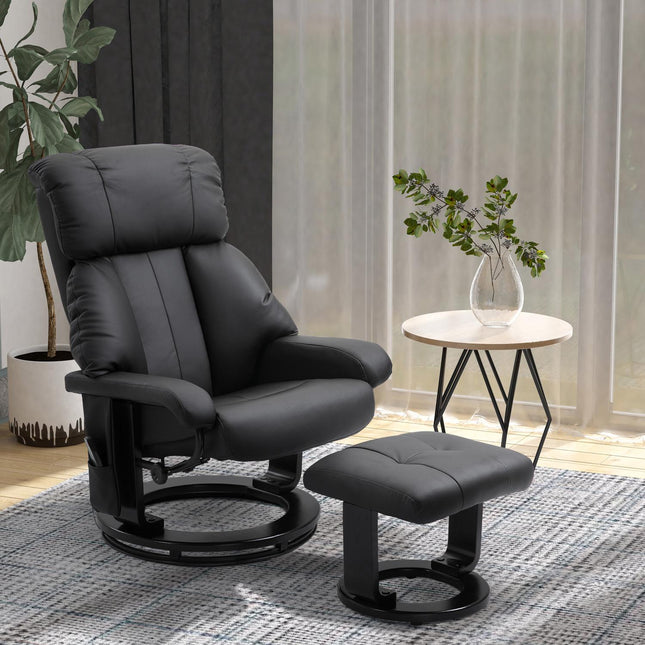 Schwarzer Massagestuhl - 76x80x102 cm Höhenverstellbar