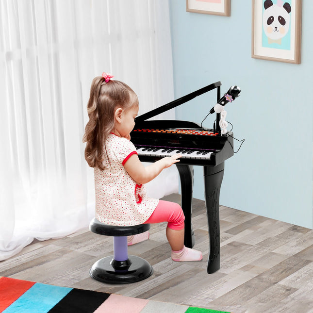 Musik-Kinderhocker – schwarz, langlebig und bequem