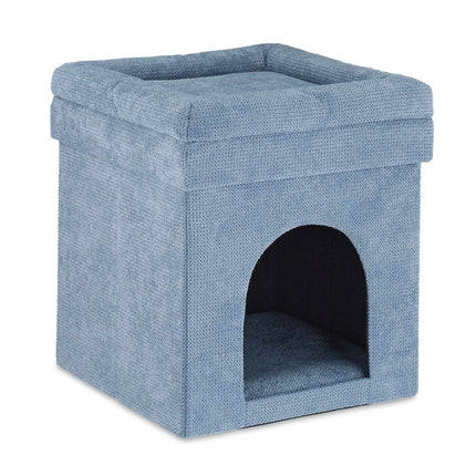 Stool for cat cave in grey