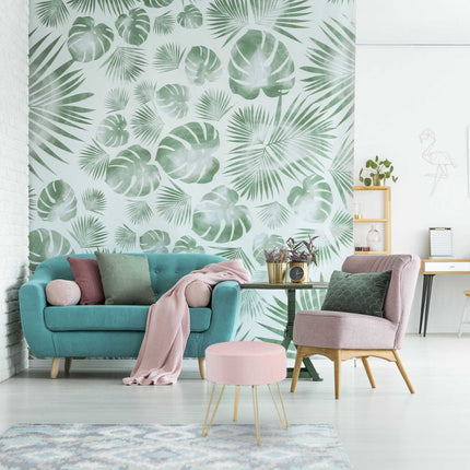 Hocker aus Samt mit rosa Metallbeinen