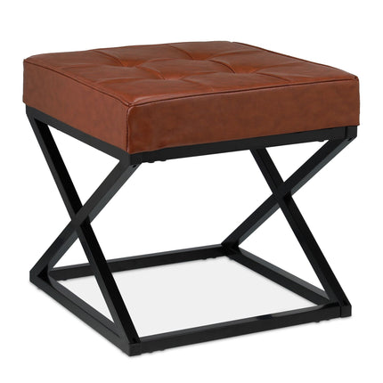 Stool with imitation leather