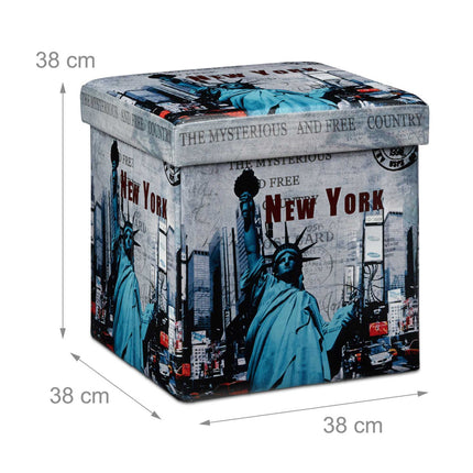Stool with storage space Trend motif