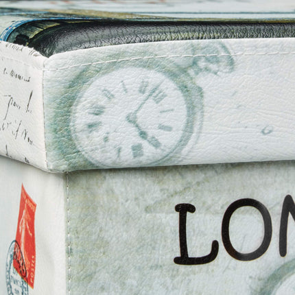 Hocker mit Stauraum Trendmotiv