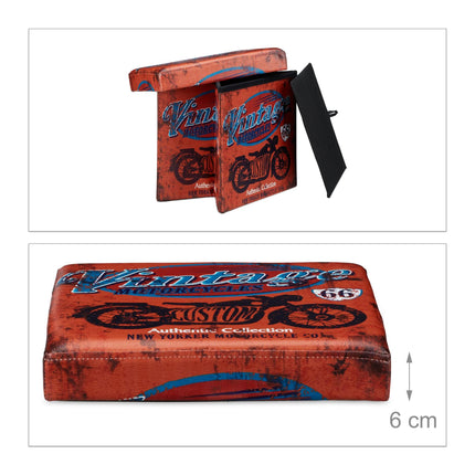 Stool with storage space Trend motif