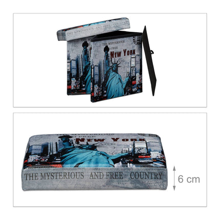 Stool with storage space Trend motif