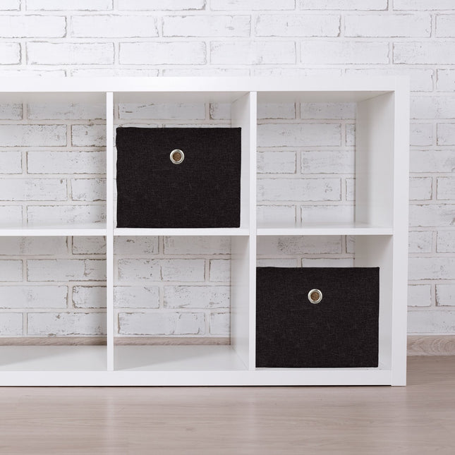 Úložné boxy, sada 2 ks – textilní organizéry, více barev