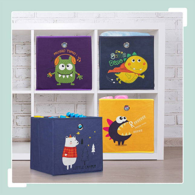 Aufbewahrungsbox für Kinder 4er-Set