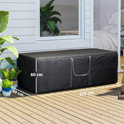 Schwarze 840L Wasserdichte Camping-Aufbewahrungstasche, UV30+, Hochbelastbar