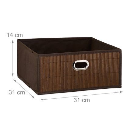Storage basket Bamboo Flat