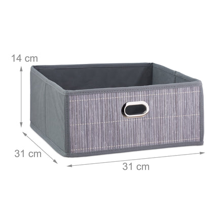 Aufbewahrungskorb Bamboo Flat