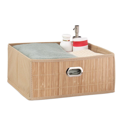 Storage basket Bamboo Flat