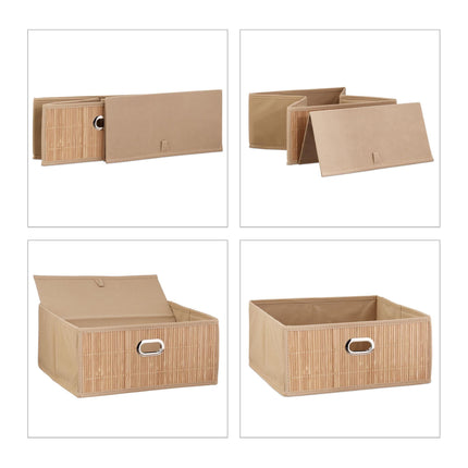 Storage basket Bamboo Flat
