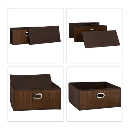 Storage basket Bamboo Flat