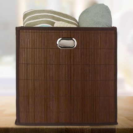 Storage basket Bamboo High