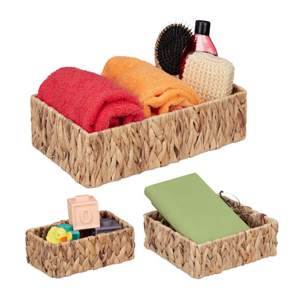 Ensemble de 3 paniers de rangement