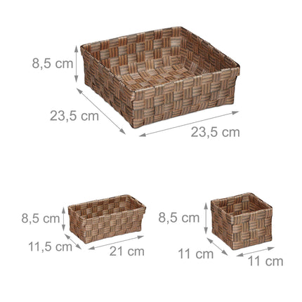 Storage basket set of 4