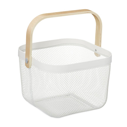 Storage basket with handle