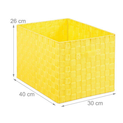 Storage basket with handle