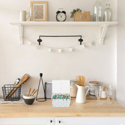 Panier de rangement avec couvercle