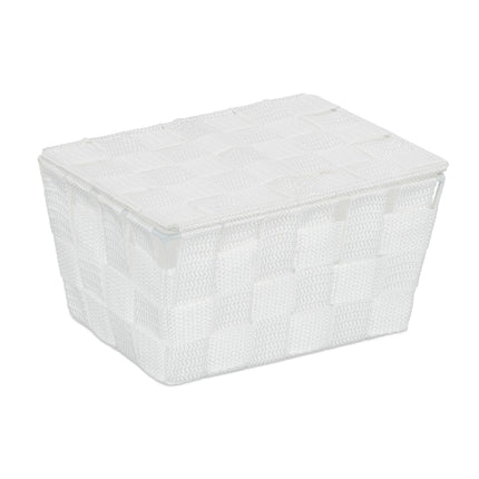 Panier de rangement avec couvercle
